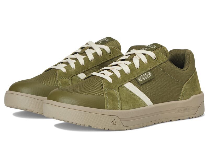 キーン メンズ シューズ スニーカー KEEN Utility Kenton Work Shoes Soft Toe Winter MossBir