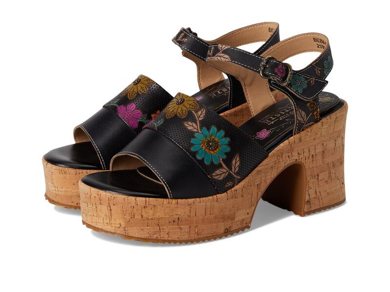 スプリングステップ レディース シューズ ヒール LArtiste by Spring Step Halena Black Multi ブラック
