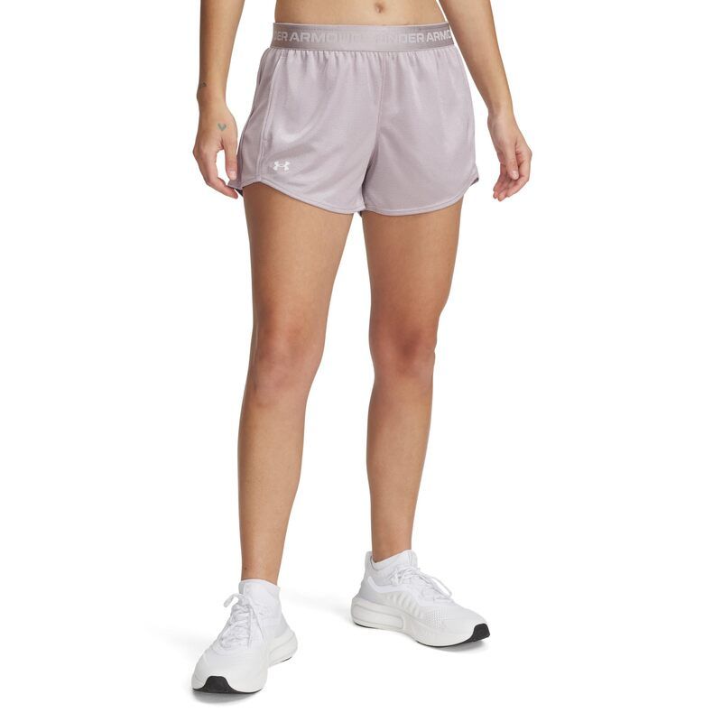 アンダーアーマー レディース ボトムス ハーフパンツ・ショーツ ショートパンツ Under Armour Tech Play Up Shine Shorts Gray DawnBlack ブラック