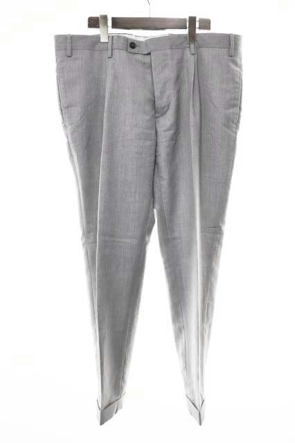 ガブリエレ パジーニ GABRIELE PASINI MADE IN ITALY GREY サイズ 52 GP15404B スラックス パンツ 【ブランド古着ベクトル】【中古】●260518
