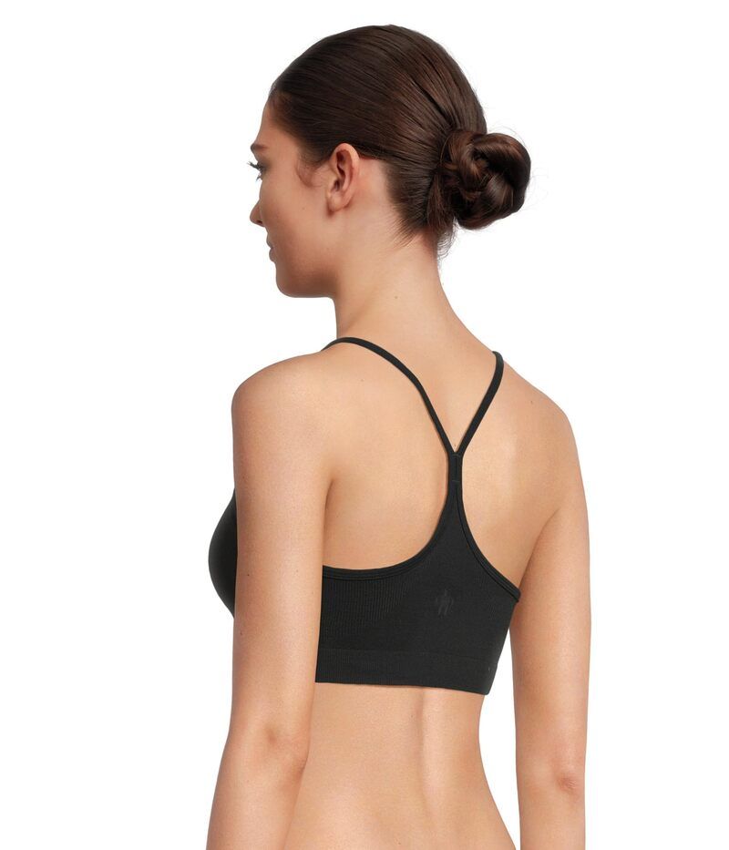 スマートウール レディース アンダーウェア ブラジャー Smartwool Merino Blend Bralette Black ブラック