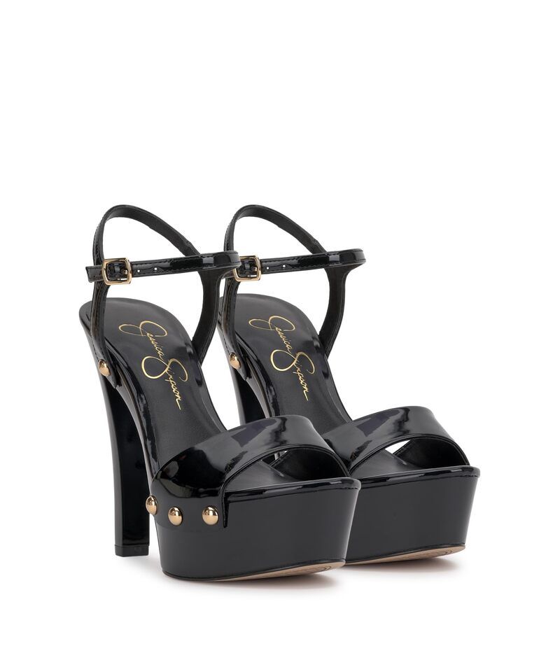 ジェシカシンプソン レディース シューズ ヒール Jessica Simpson Calenta Black ブラック
