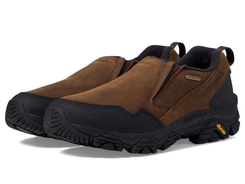 メレル メンズ シューズ スリッポン・ローファー Merrell Coldpack 3 Thermo Moc Waterproof Earth