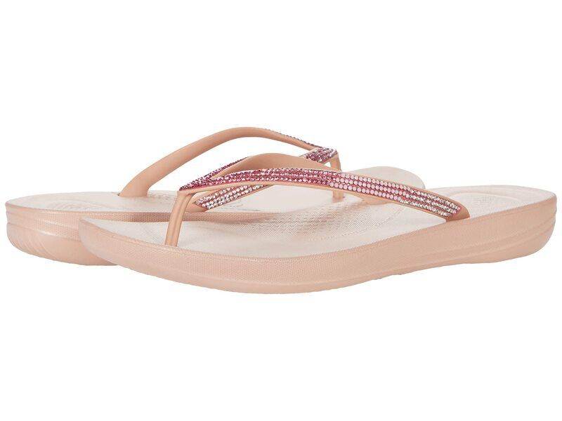 フィットフロップ レディース シューズ サンダル FitFlop Iqushion Ombre Sparkle FlipFlops Beige ベージュ