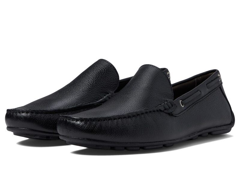 マークジョセフニューヨーク メンズ シューズ スリッポン・ローファー Marc Joseph New York Willmington Black Grainy ブラック