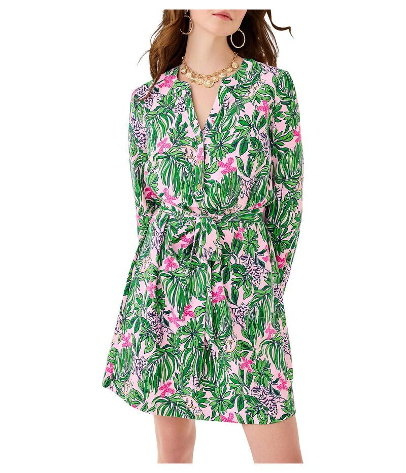 リリーピュリッツァー レディース トップス ワンピース Lilly Pulitzer Ensley Upf 50 Dress Conch Shell Pin