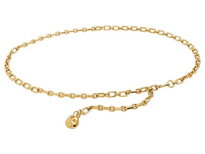 メイドウェル レディース アクセサリー ベルト Madewelloop Chain Belt Coffee Gold コーヒー