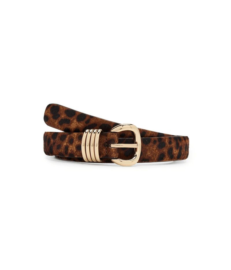 メイドウェル レディース アクセサリー ベルト Madewell Inez Belt Leopard Caramel Multi マルチカラー