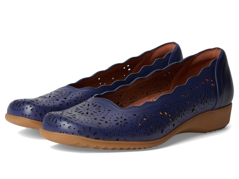 コブ ヒル レディース シューズ スリッポン・ローファー Cobb Hill Rory Dark Blue Leath ブルー