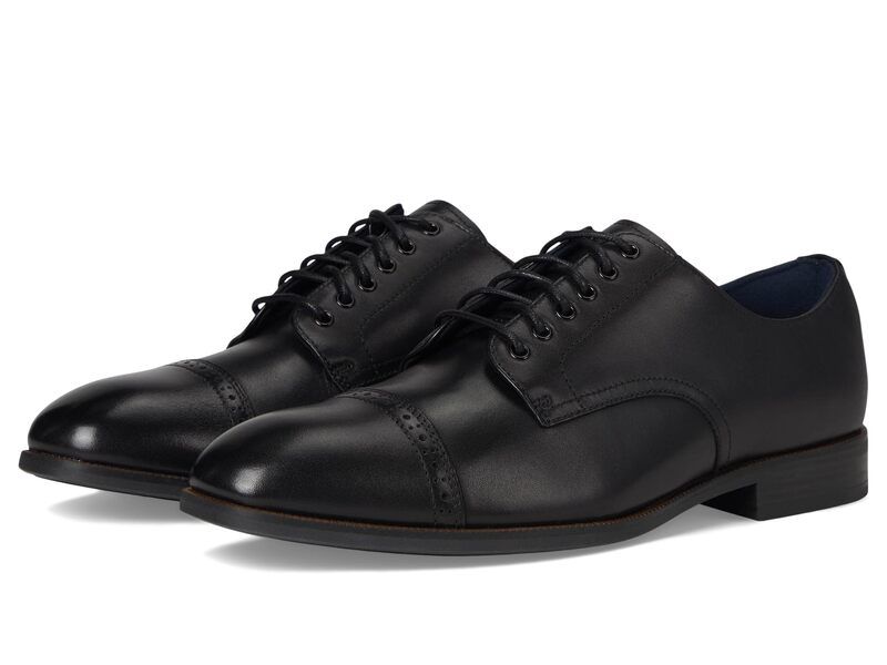 ステイシーアダムス メンズ シューズ オックスフォード キャップ レース Stacy Adams William Cap Toe LaceUp Black ブラック