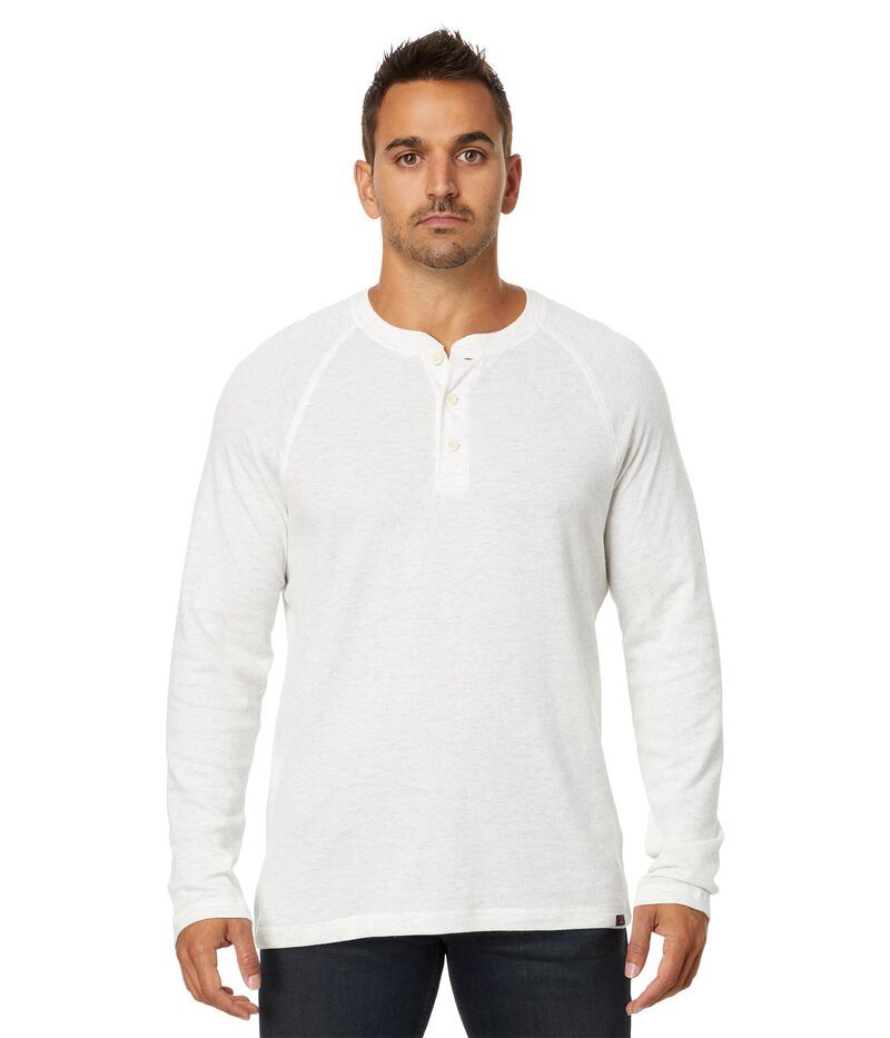 ファレティ メンズ トップス シャツ Faherty Ls Cloud Henley Ivory Heather アイボリー