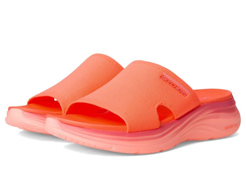 スケッチャーズ レディース シューズ サンダル SKECHERS Vapor Foam Coastal Sunset OrangeMulti オレンジ
