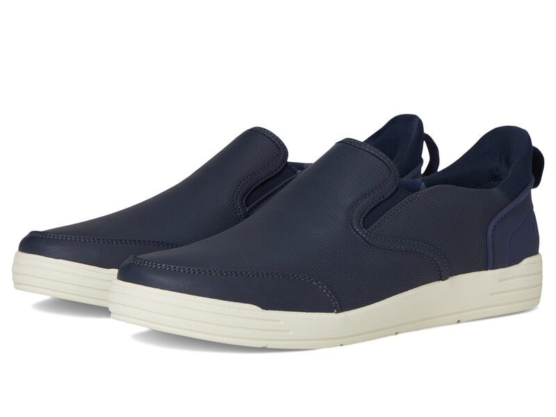 ノンブッシュ メンズ シューズ スニーカー Nunn Bush Kore City Walk EZ SlipOn Sneakers Easy On and Easy Off Navy ネイビー