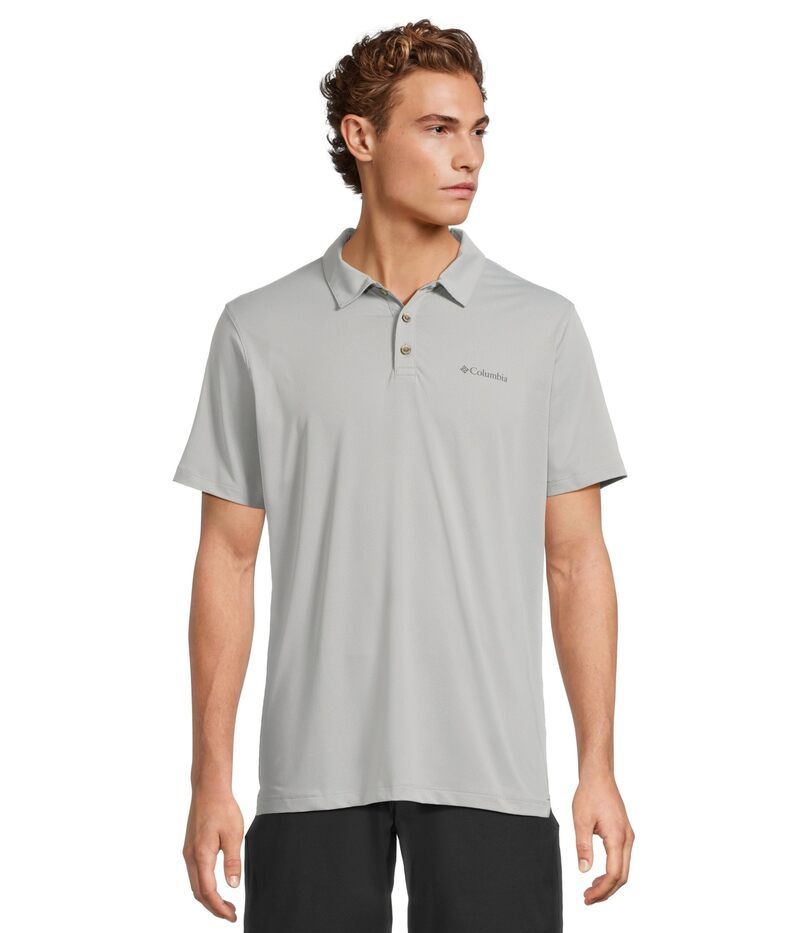 コロンビア メンズ トップス シャツ Columbia Tech Trail Utility Polo Columbia Grey グレー