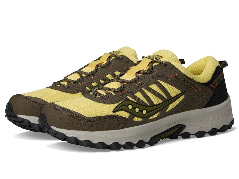 サッカニー メンズ シューズ スニーカー Saucony Originals Grid Peak YellowWalnut イエロー
