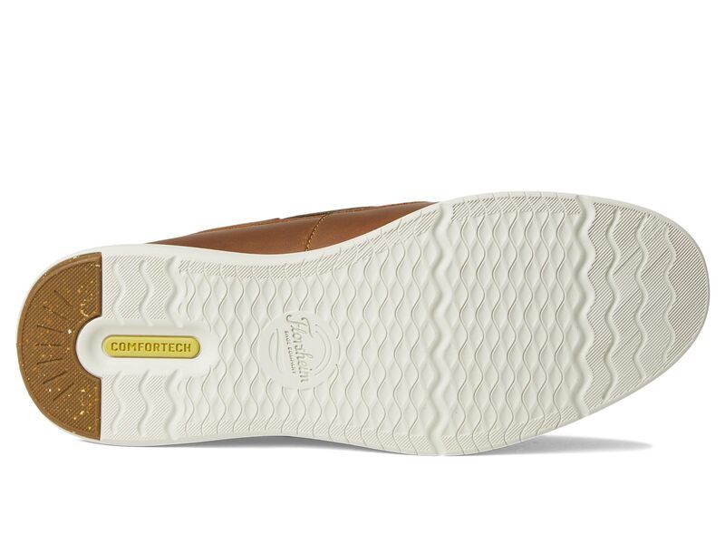 フローシャイム メンズ シューズ スリッポン・ローファー レース Florsheim Tropics Elastic Lace Moc Toe Boat Shoes Brown Crazy Hor ブラウン