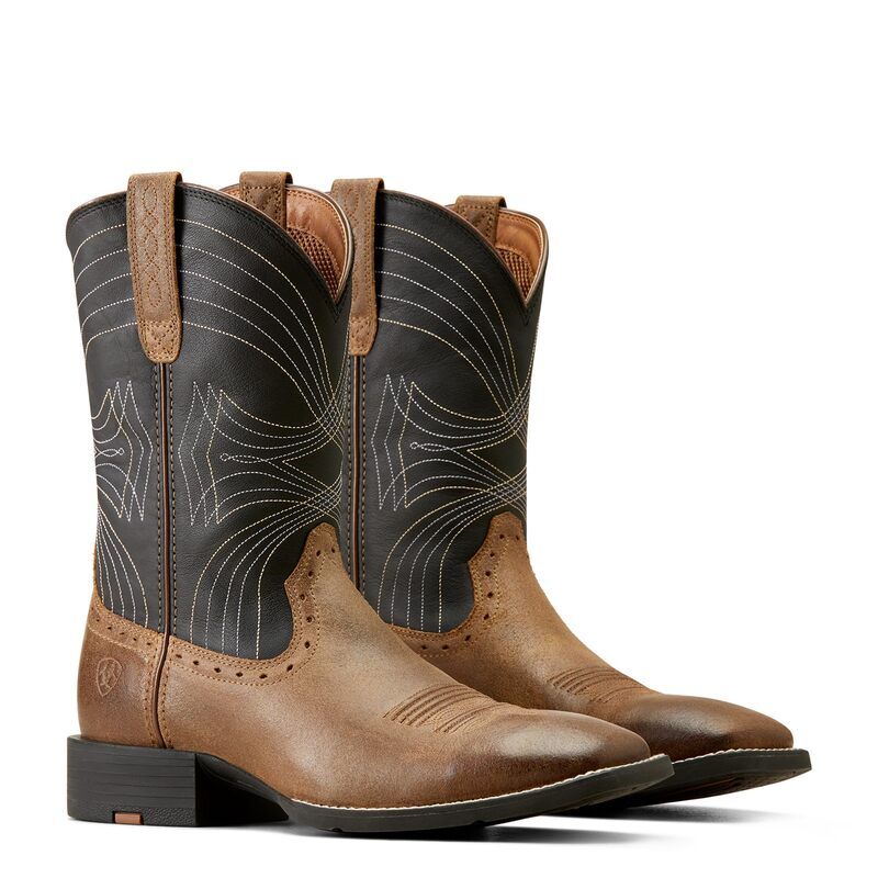 アリアト メンズ シューズ ブーツ・レインブーツ Ariat Sport Wide Square Toe Western Boots Barley Brown ブラウン 36,920円
