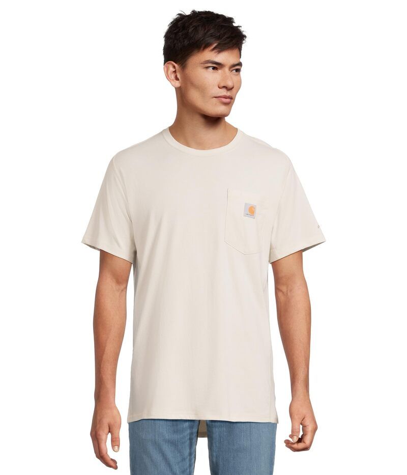 カーハート メンズ トップス シャツ リラックスフィット Carhartt Force Relaxed Fit Midweight Short Sleeve PocketShirt Malt