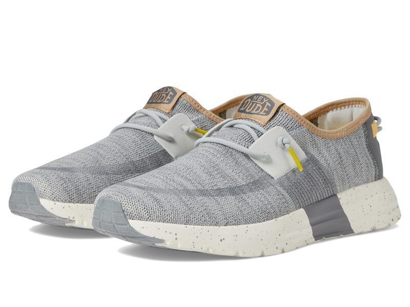 ヘイデュード メンズ シューズ スニーカー Hey Dude Sirocco Sport Mode Light GreyWhit グレー