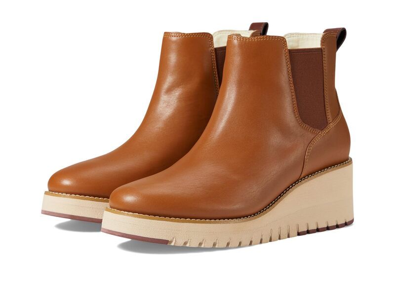 コールハーン レディース シューズ ブーツ・レインブーツ Cole Haan Zerogrand City Wedge Boot Waterproof Waterproof Brit