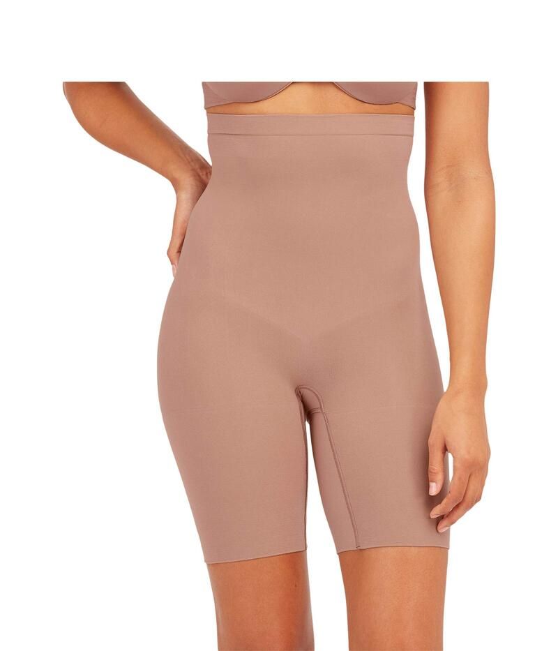スパンク レディース アンダーウェア パンツ ハイウエスト SPANX Shapewear for Tummy Control HighWaisted Power Short Cafe Au Lait