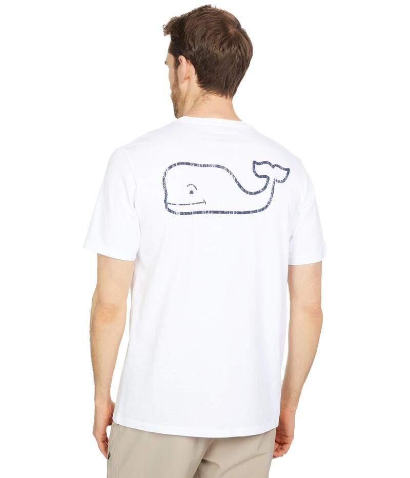 ヴァインヤードヴァインズ メンズ トップス シャツ ヴィンテージ Vineyard Vineshort Sleeve Vintage Whale PocketShirt White Cap ホワイト