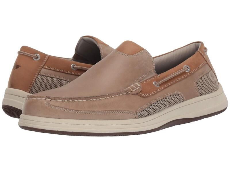 ドッカーズ メンズ シューズ Dockers Tiller Taupe Crazy Hor トープ