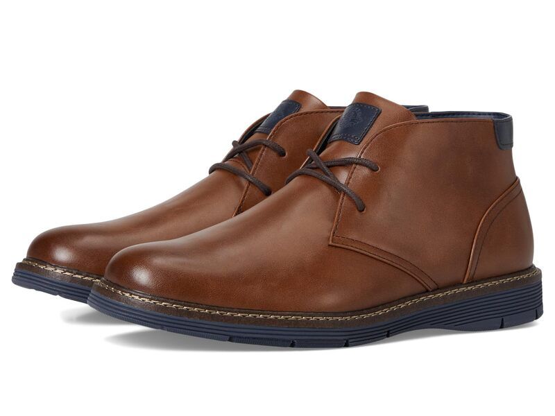 ドッカーズ メンズ シューズ ブーツ・レインブーツ Dockers Esmond CognacNavy ネイビー
