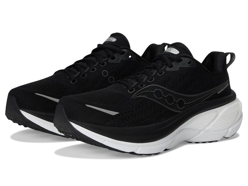 サッカニー レディース シューズ スニーカー Saucony Hurricane 25 BlackWhite ホワイト