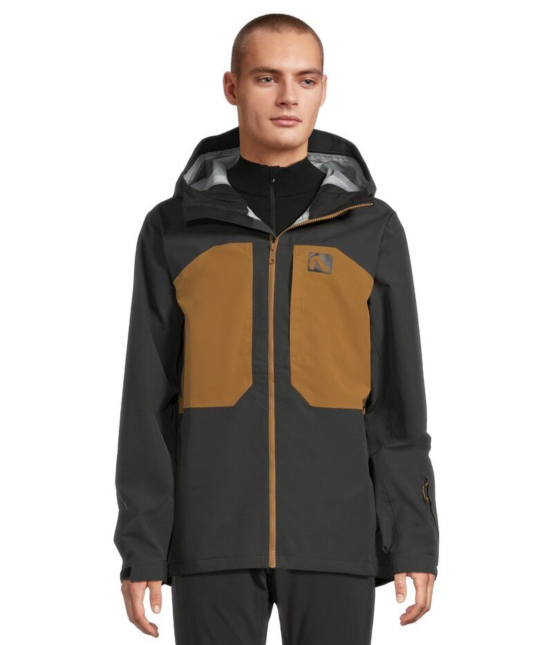 フライロー メンズ アウター コート ジャケット Flylow Knight Jacket BlackRye ブラック
