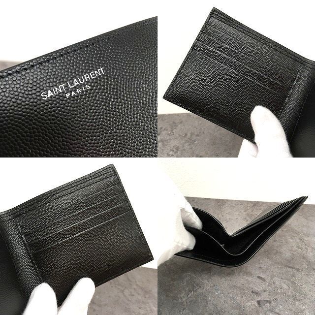 276 送料込み！ 未使用品 Saint Laurent 二つ折り札入れ 396307 
