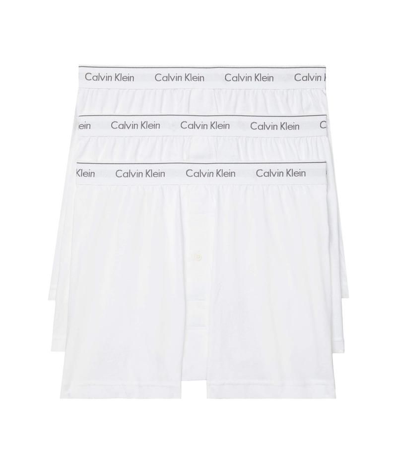 カルバン クライン アンダーウェア メンズ アンダーウェア ボクサーパンツ コットン ニット Calvin Klein Underwear Cotton Classics Multipack Pack Knit Boxer White ホワイト