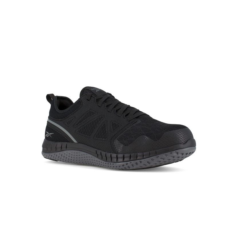 リーボック メンズ シューズ スニーカー プリント Reebok Work Zprint Work BlackDark Grey ブラック