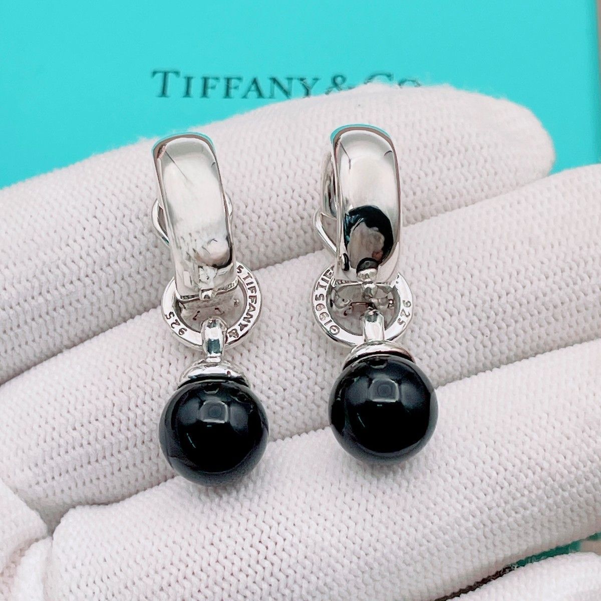 ◇ティファニー◇新品仕上済 Tiffany&Co. ボール ダングル イヤリング 