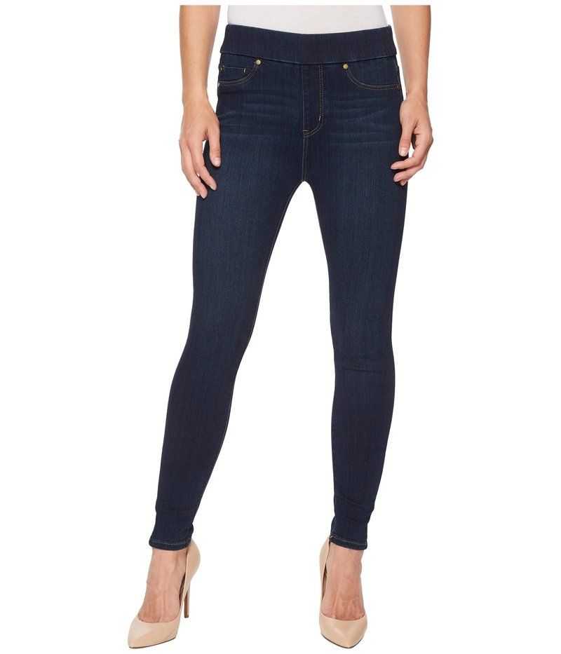リバプール レディース ボトムス デニムパンツ シルク アンクル ハイウエスト Liverpool Farrah HighWaist PullOn Ankle in Silky Soft Denim in Griffith Super Dark Griffit