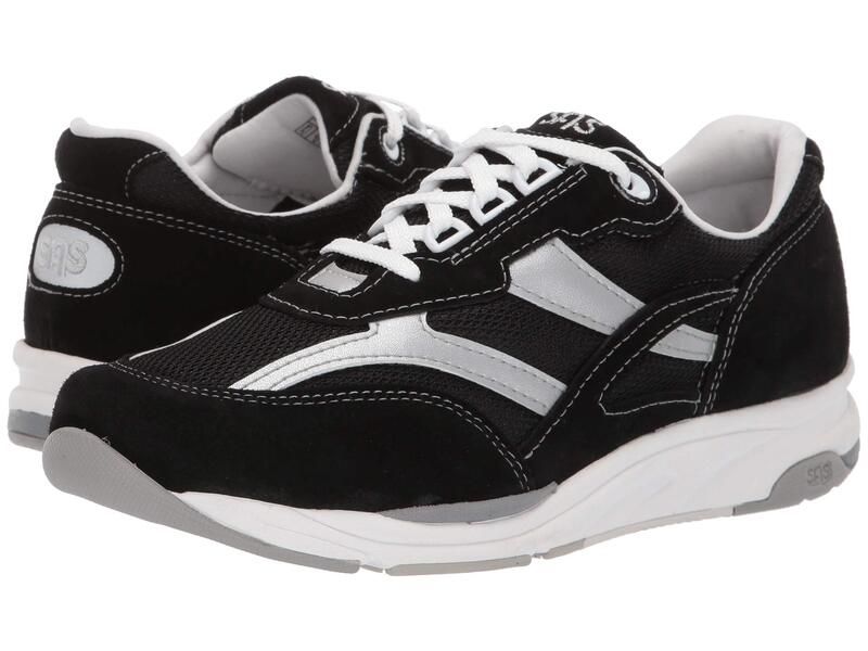 サス レディース シューズ スニーカー メッシュ SAS Tour Mesh Comfort Walking Sneaker BlackSilver ブラック