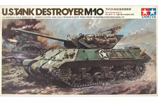 【中古】プラモデル 1/35 アメリカ M10 襲撃砲戦車(リモートコントロールタンク) 「アイデンティカルスケールシリーズ No.42」 モーターライズキット [MT242]