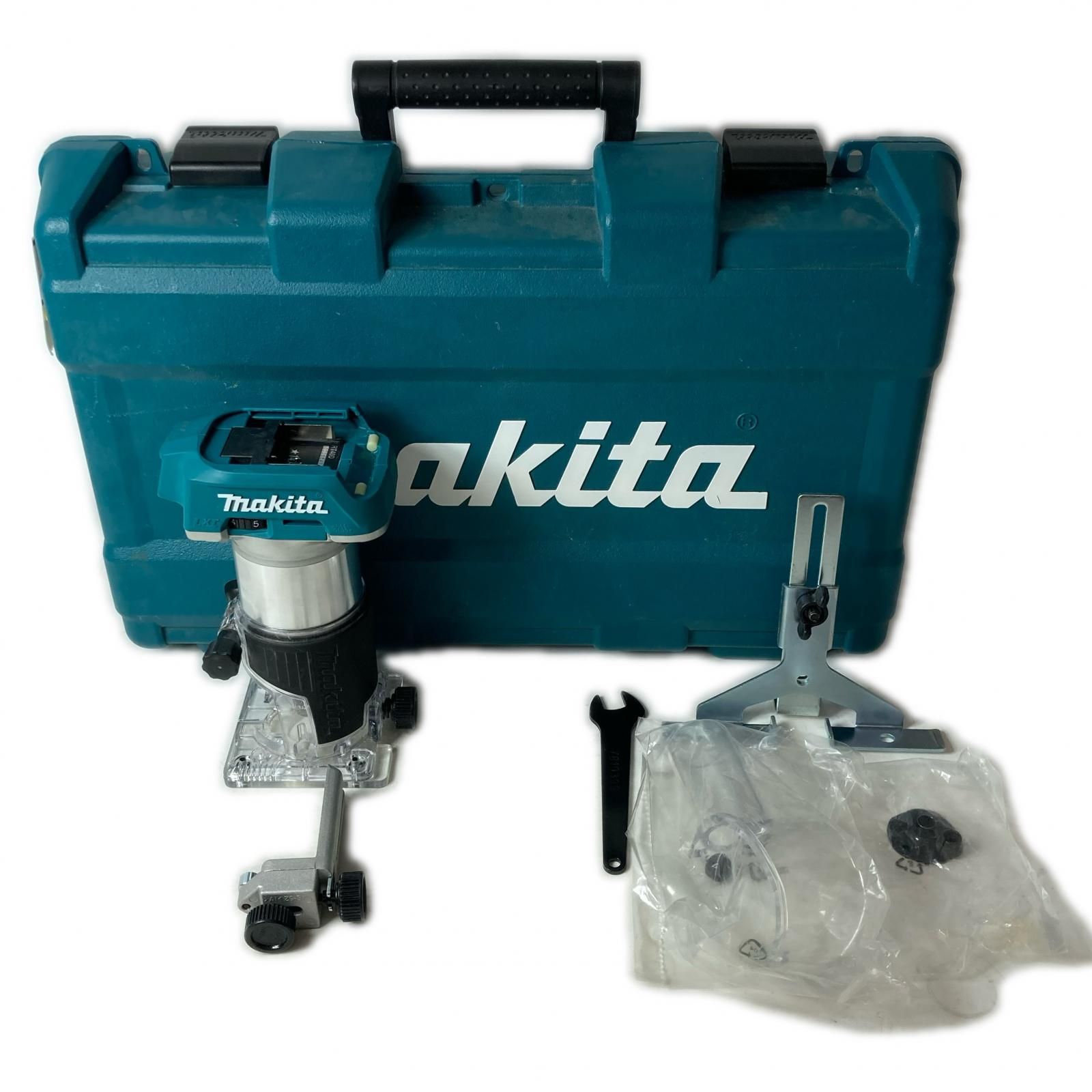 MAKITA マキタ トリマー RT40D ブルー ケース付 コードレス式 14.4v