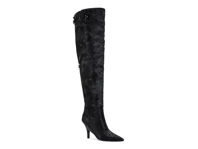 アザレア ワン レディース シューズ ブーツ・レインブーツ Azalea Wang Backer OvertheKnee Boot Black ブラック