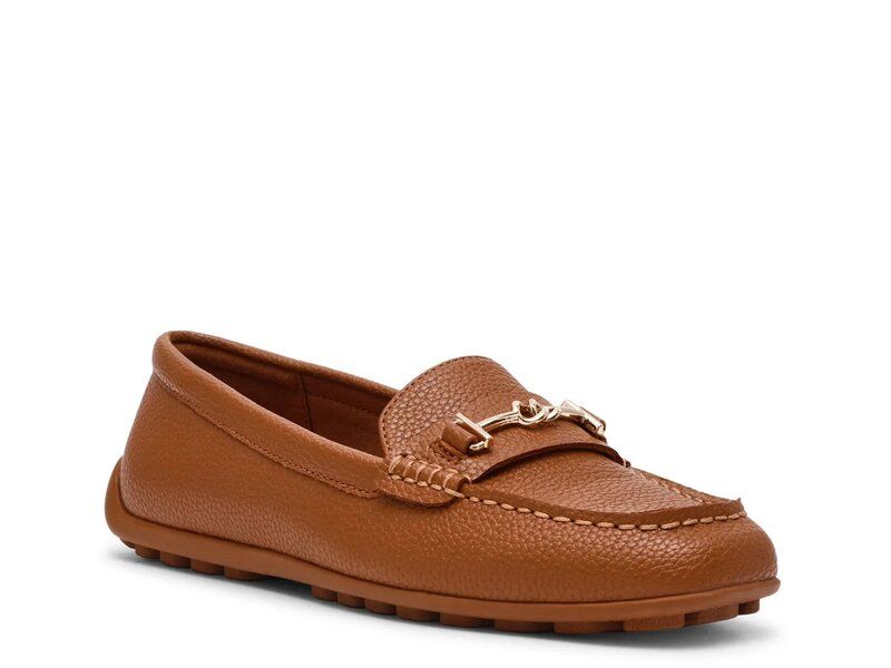 アンクライン レディース シューズ スリッポン・ローファー Anne Klein Hanna Loafer Cognac