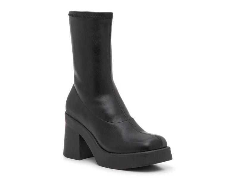 スティーブ マデン レディース シューズ ブーツ・レインブーツ プラットフォーム ブーツ Steve Madden Katrina Platform Bootie Black ブラック