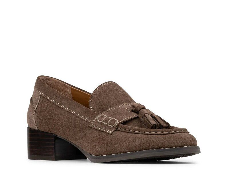 ドナルドプリネール レディース シューズ スリッポン・ローファー Donald Pliner Powel Loafer Dark Taupe Suede トープ