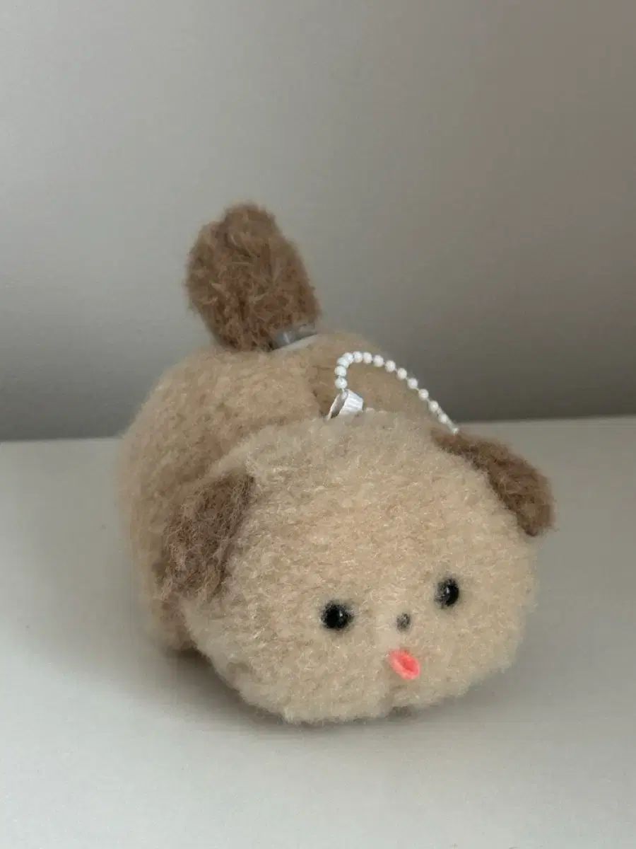 ホワンホワン 尻尾 ヘリコプター ブルブル 舌 犬 ぬいぐるみ キーホルダー