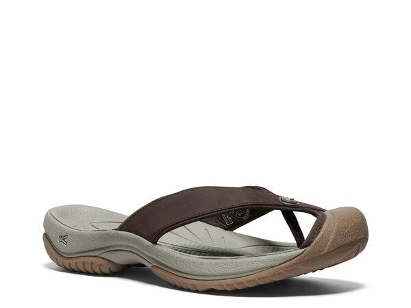 キーン メンズ シューズ サンダル Keen Waimea Flip Flop Mens Dark Brown ブラウン