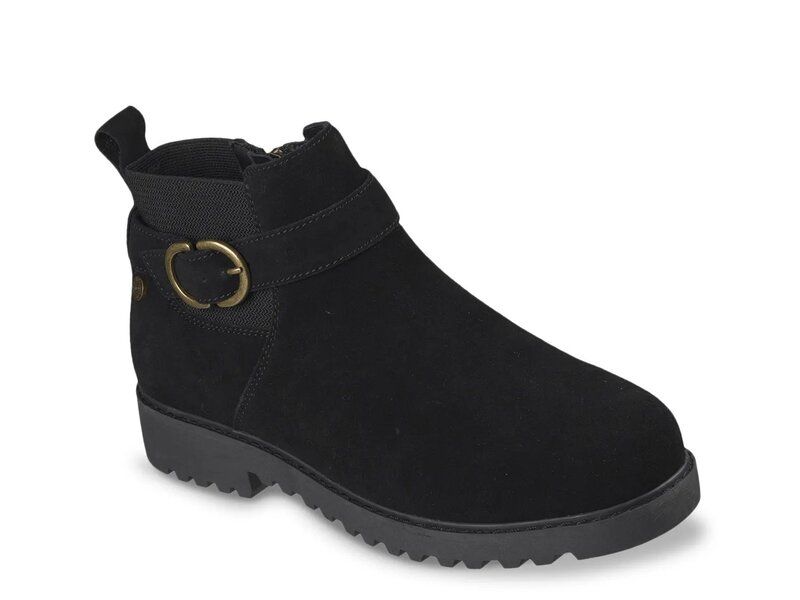 スケッチャーズ レディース シューズ ブーツ・レインブーツ Skechers Arch Fit Marlie Flirty Vibes Bootie Black ブラック