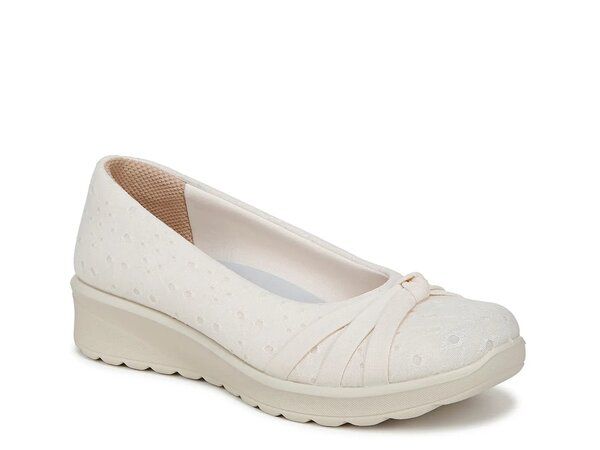 ライフストライド レディース シューズ スリッポン・ローファー LifeStride Gem 2 Wedge SlipOn White ホワイト