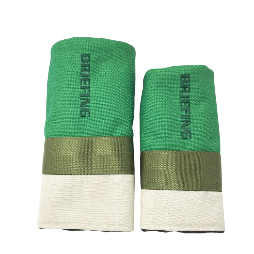 BRIEFING GOLF ブリーフィング 2025年 BARREL ヘッドカバー 2点セット GREEN×IVORY グリーン系 DR FW [240101688037] ゴルフウェア ストスト 14,256円