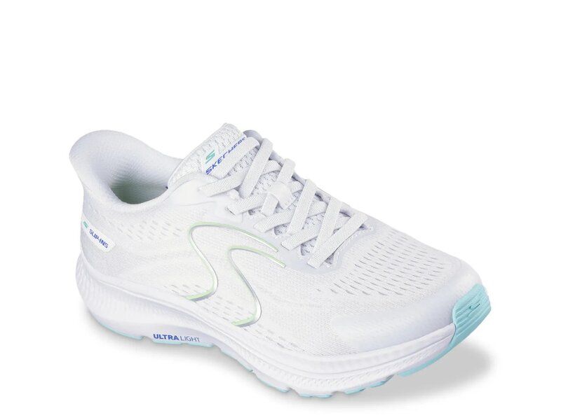 スケッチャーズ レディース シューズ スリッポン・ローファー スニーカー Skechers Hands Free Slipins GO RUN Consistent 20 Lockhart SlipOn Sneaker Womens White ホワイト