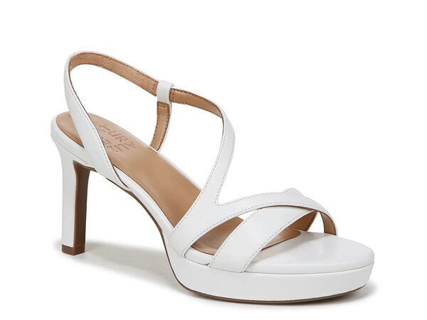 ナチュライザー レディース シューズ サンダル プラットフォーム Naturalizer Abby Platform Sandal White Synthetic ホワイト
