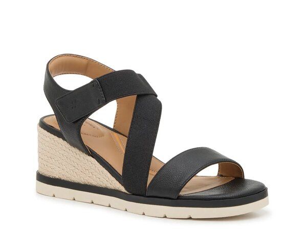ハッシュパピー レディース シューズ サンダル Hush Puppies Inca Espadrille Wedge Sandal Black ブラック